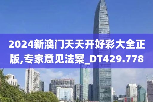 2024新澳门天天开好彩大全正版,专家意见法案_DT429.778