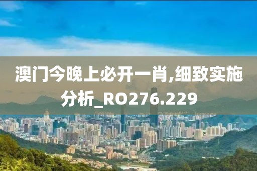 澳门今晚上必开一肖,细致实施分析_RO276.229