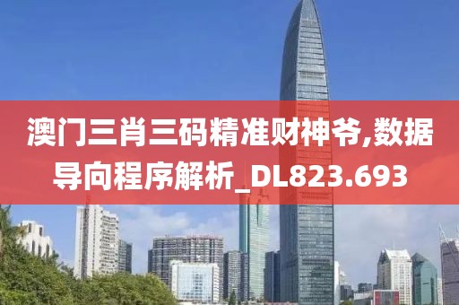 澳门三肖三码精准财神爷,数据导向程序解析_DL823.693