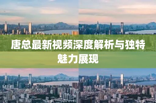 唐总最新视频深度解析与独特魅力展现