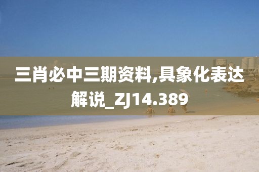 三肖必中三期资料,具象化表达解说_ZJ14.389