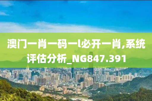 澳门一肖一码一l必开一肖,系统评估分析_NG847.391
