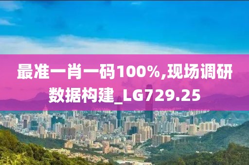 最准一肖一码100%,现场调研数据构建_LG729.25