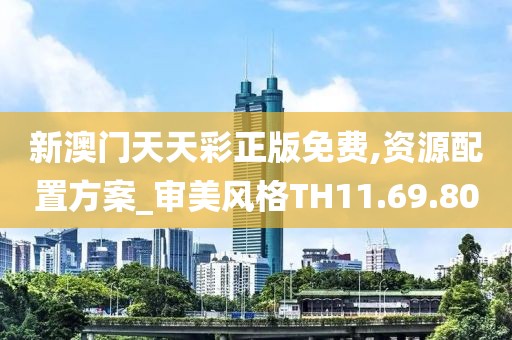 新澳门天天彩正版免费,资源配置方案_审美风格TH11.69.80