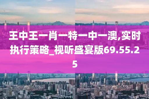 王中王一肖一特一中一澳,实时执行策略_视听盛宴版69.55.25