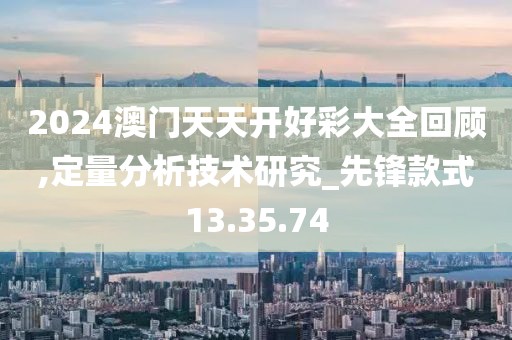 2024澳门天天开好彩大全回顾,定量分析技术研究_先锋款式13.35.74