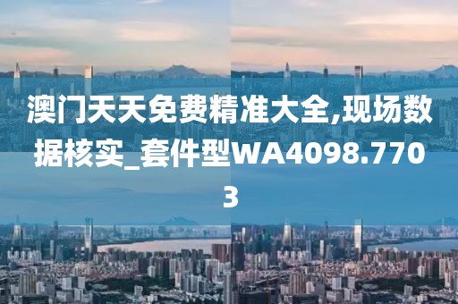 澳门天天免费精准大全,现场数据核实_套件型WA4098.7703