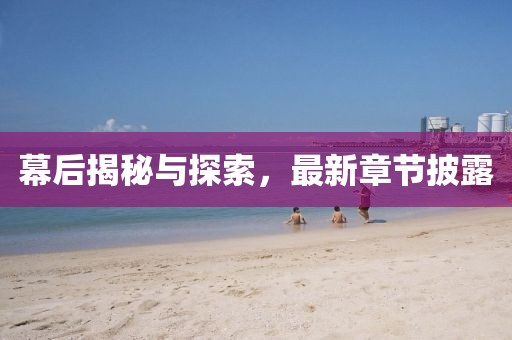 幕后揭秘与探索，最新章节披露
