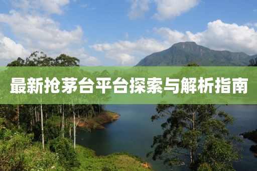 最新抢茅台平台探索与解析指南
