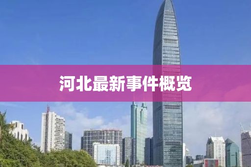河北最新事件概览