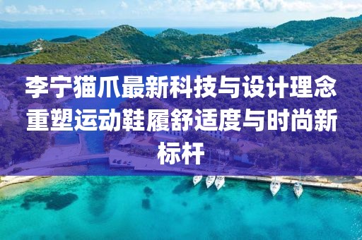 李宁猫爪最新科技与设计理念重塑运动鞋履舒适度与时尚新标杆