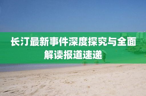 长汀最新事件深度探究与全面解读报道速递