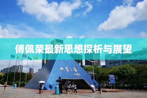 傅佩荣最新思想探析与展望
