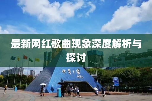 最新网红歌曲现象深度解析与探讨