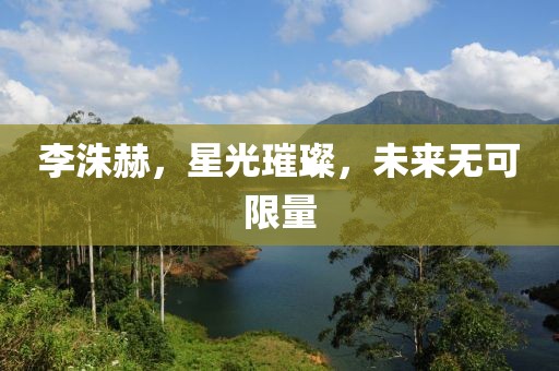 李洙赫，星光璀璨，未来无可限量
