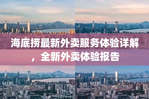 海底捞最新外卖服务体验详解，全新外卖体验报告