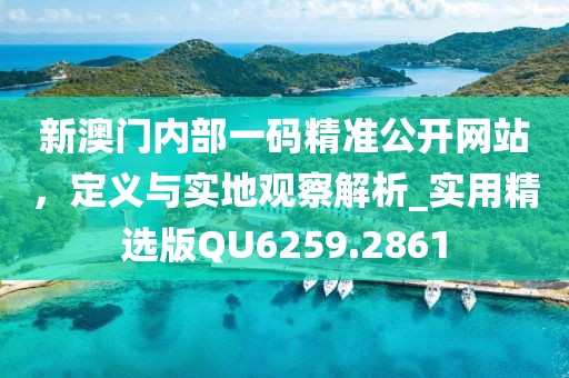 新澳门内部一码精准公开网站，定义与实地观察解析_实用精选版QU6259.2861