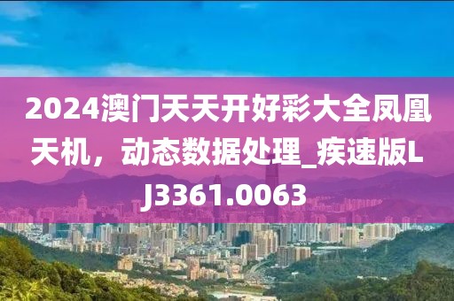 2024澳门天天开好彩大全凤凰天机，动态数据处理_疾速版LJ3361.0063