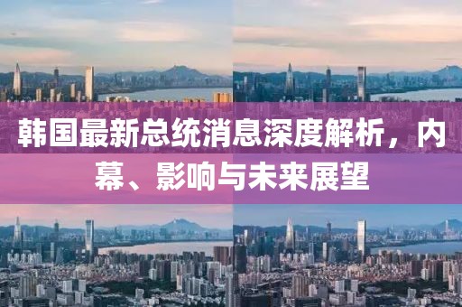 韩国最新总统消息深度解析，内幕、影响与未来展望