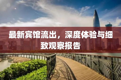 最新宾馆流出，深度体验与细致观察报告