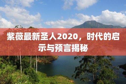 紫薇最新圣人2020，时代的启示与预言揭秘