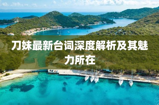 刀妹最新台词深度解析及其魅力所在