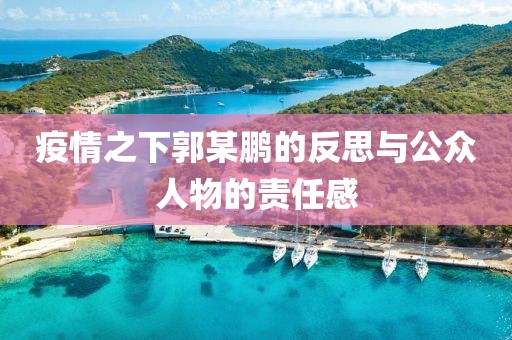 疫情之下郭某鹏的反思与公众人物的责任感
