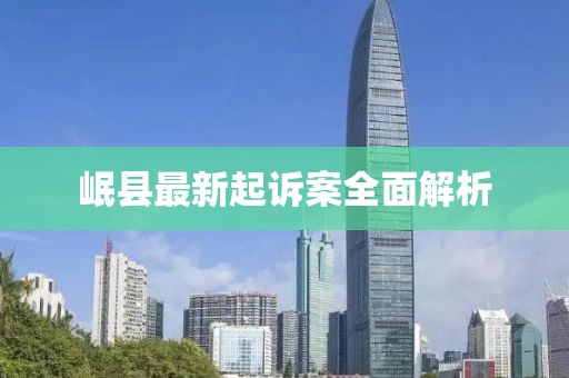 岷县最新起诉案全面解析