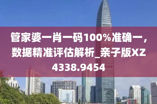 管家婆一肖一码100%准确一，数据精准评估解析_亲子版XZ4338.9454
