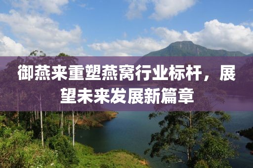 御燕来重塑燕窝行业标杆，展望未来发展新篇章