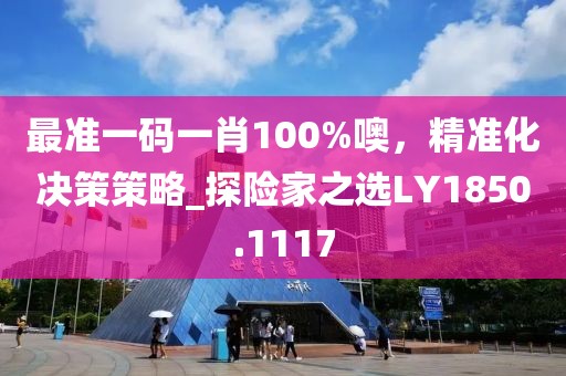 最准一码一肖100%噢，精准化决策策略_探险家之选LY1850.1117