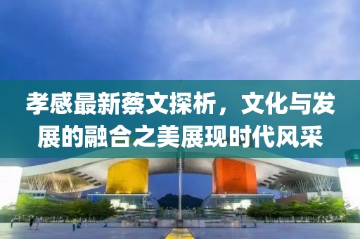 孝感最新蔡文探析，文化与发展的融合之美展现时代风采