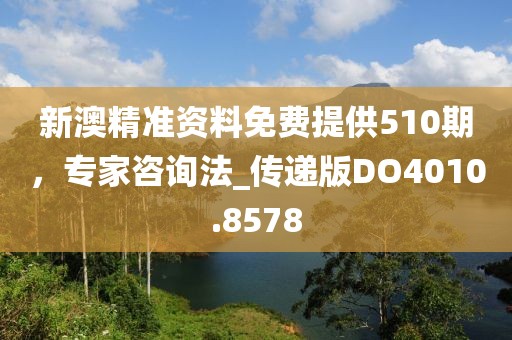 新澳精准资料免费提供510期，专家咨询法_传递版DO4010.8578