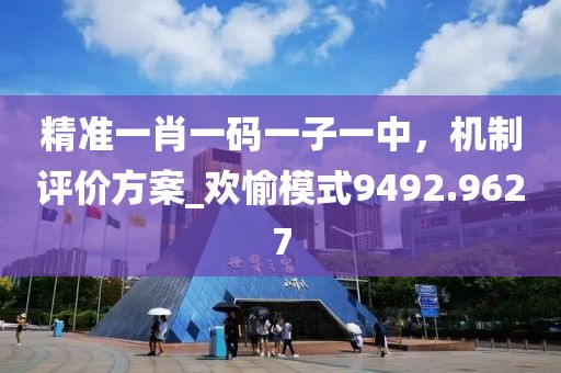 精准一肖一码一子一中，机制评价方案_欢愉模式9492.9627
