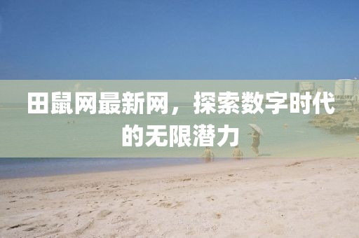 田鼠网最新网，探索数字时代的无限潜力