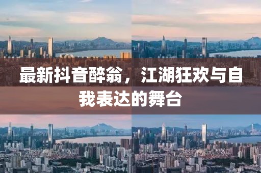 最新抖音醉翁，江湖狂欢与自我表达的舞台