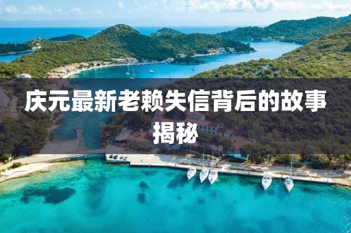 庆元最新老赖失信背后的故事揭秘