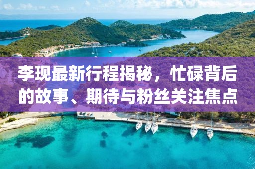 李现最新行程揭秘，忙碌背后的故事、期待与粉丝关注焦点