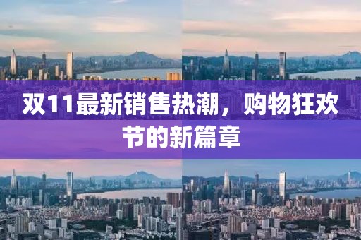 双11最新销售热潮，购物狂欢节的新篇章