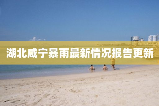 湖北咸宁暴雨最新情况报告更新