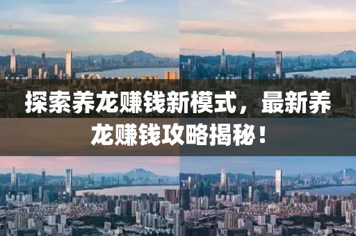 探索养龙赚钱新模式，最新养龙赚钱攻略揭秘！