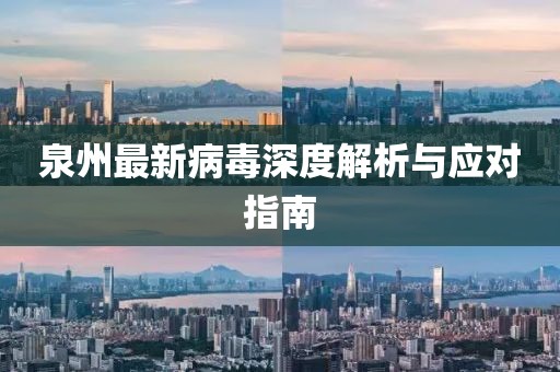 泉州最新病毒深度解析与应对指南