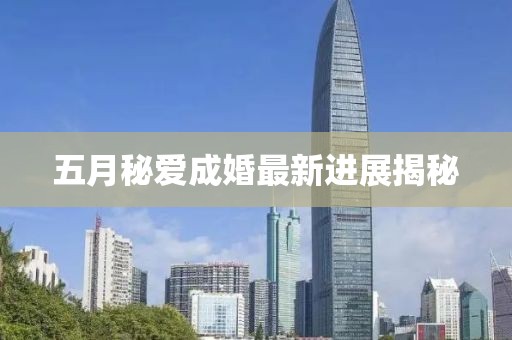 五月秘爱成婚最新进展揭秘