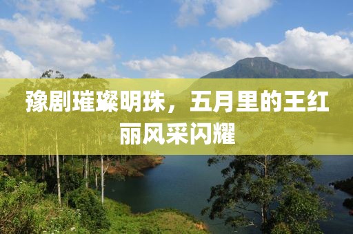 豫剧璀璨明珠，五月里的王红丽风采闪耀