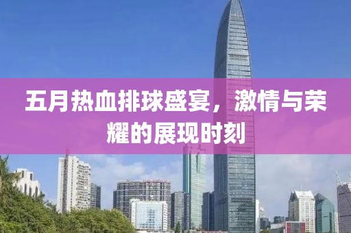 五月热血排球盛宴，激情与荣耀的展现时刻