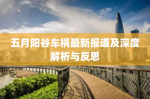 五月阳谷车祸最新报道及深度解析与反思