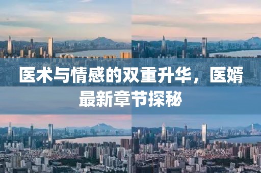 医术与情感的双重升华，医婿最新章节探秘