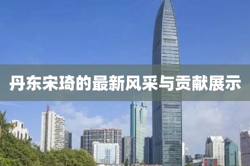 丹东宋琦的最新风采与贡献展示