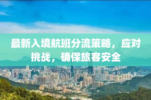 最新入境航班分流策略，应对挑战，确保旅客安全