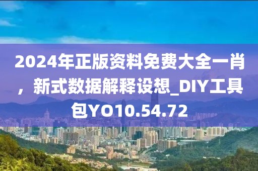 2024年正版资料免费大全一肖，新式数据解释设想_DIY工具包YO10.54.72